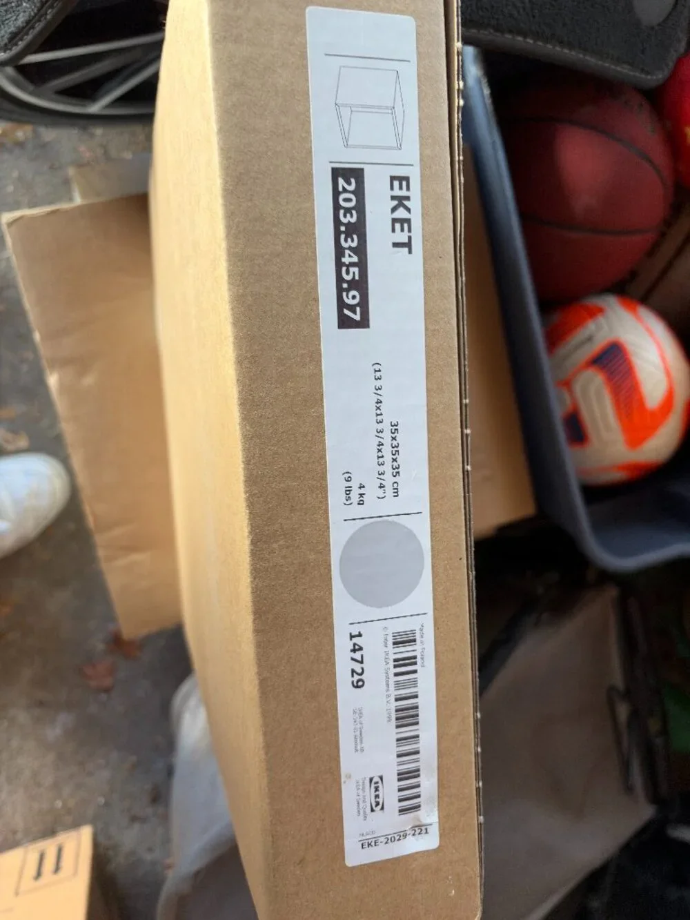 IKEA EKET Cabinet White 13 3/4